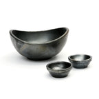 Bols Courbés The Burned - Noir - Lot de 3 Bazar Bizar Living