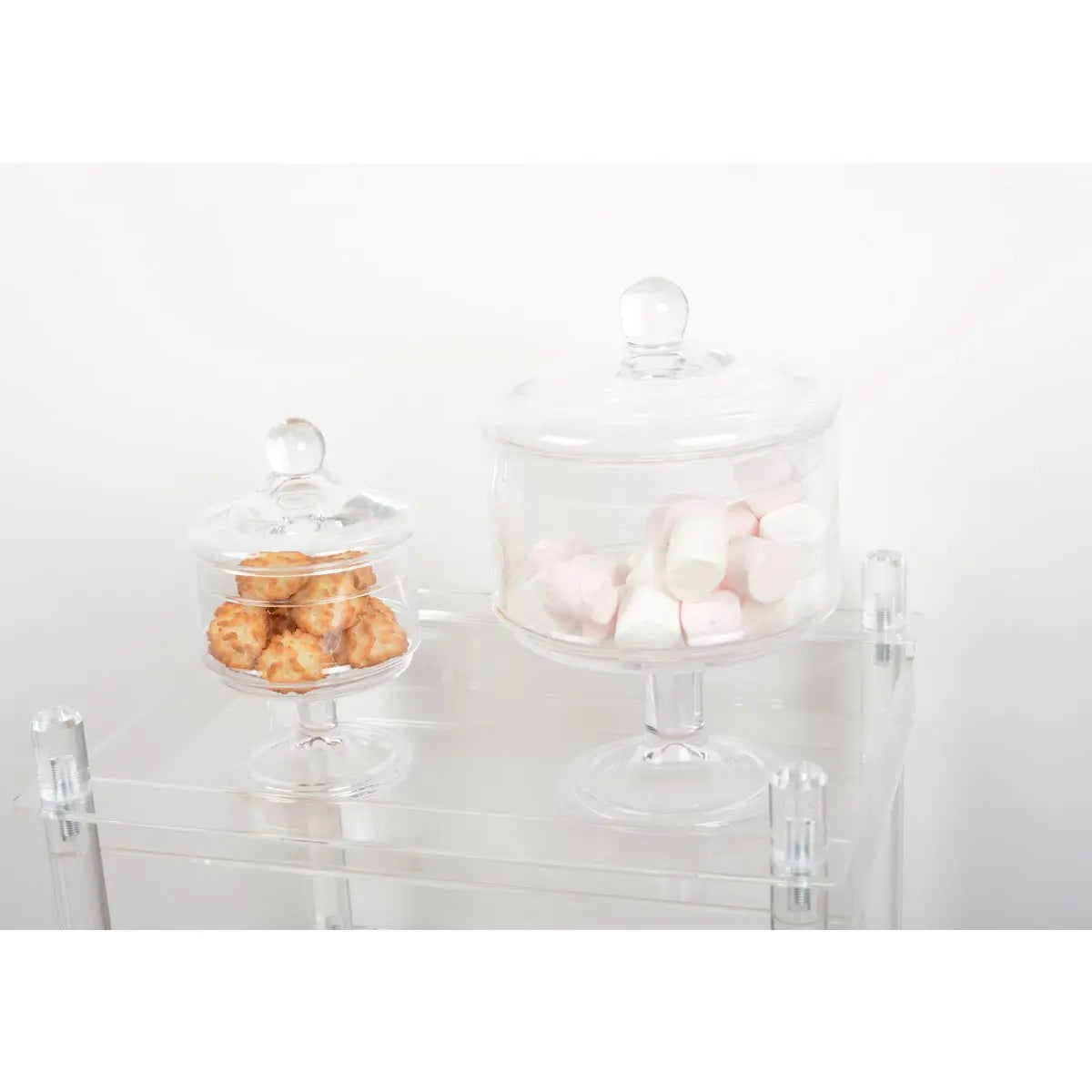 Bonbonnière en verre 12x12x16cm AULICA
