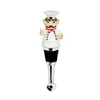 Bouchon de bouteille EDZARD Gourmet pour champagne, vin et vin mousseux, hauteur 12 cm, type verre de Murano, fait main EDZARD-SHOP.com