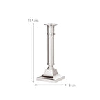 Bougeoir EDZARD Chandelier Kent, argenté, résistant au ternissement, hauteur 21 cm EDZARD-SHOP.com
