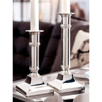 Bougeoir EDZARD Chandelier Kent, argenté, résistant au ternissement, hauteur 21 cm EDZARD-SHOP.com