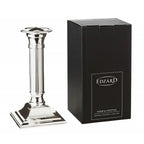 Bougeoir EDZARD Lincoln pour bougies en bâtonnet, tige cannelée, noble argenté, protégé contre la ternissure, H 15 cm EDZARD-SHOP.com