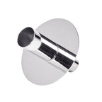 Bougeoir EDZARD dessus de bouteille, acier inoxydable nickelé brillant, hauteur 8 cm EDZARD-SHOP.com
