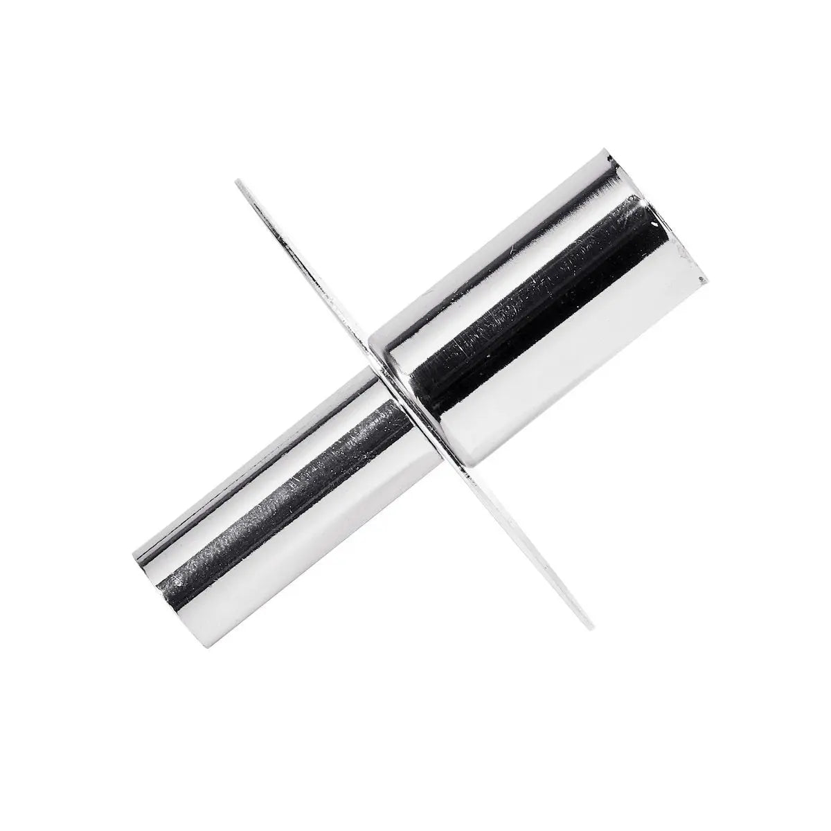 Bougeoir EDZARD dessus de bouteille, acier inoxydable nickelé brillant, hauteur 8 cm EDZARD-SHOP.com