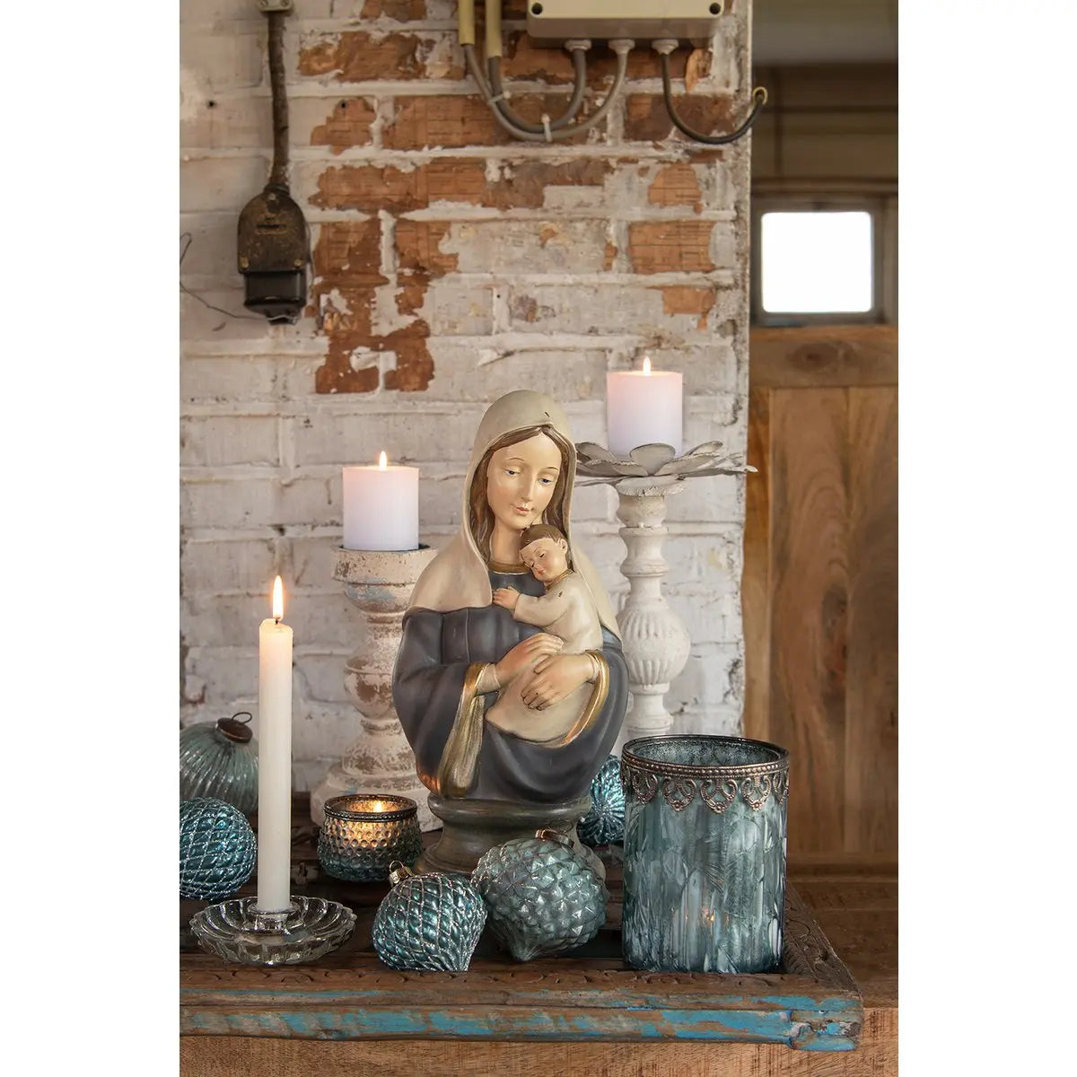 Bougeoir Ø 19x34 cm Clayre & Eef.