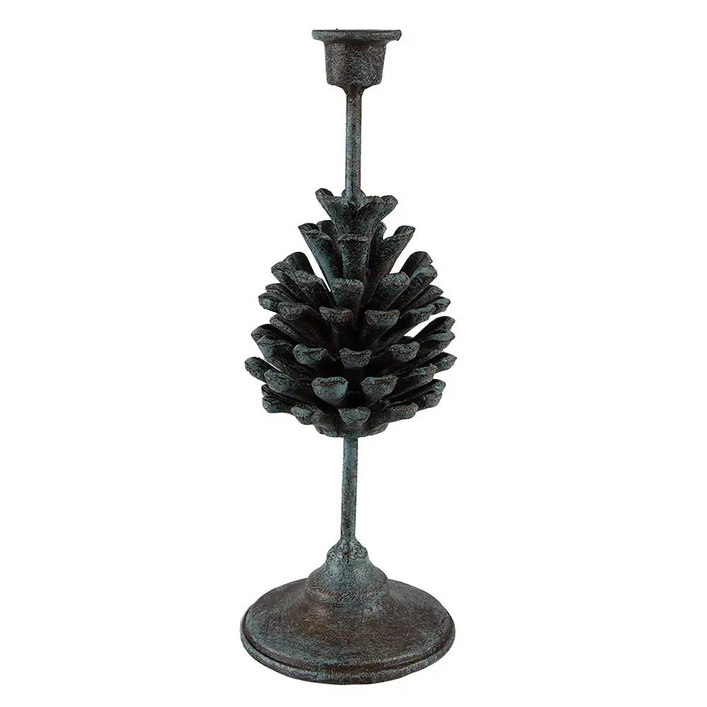 Bougeoir Ø 9x27 cm Clayre & Eef.