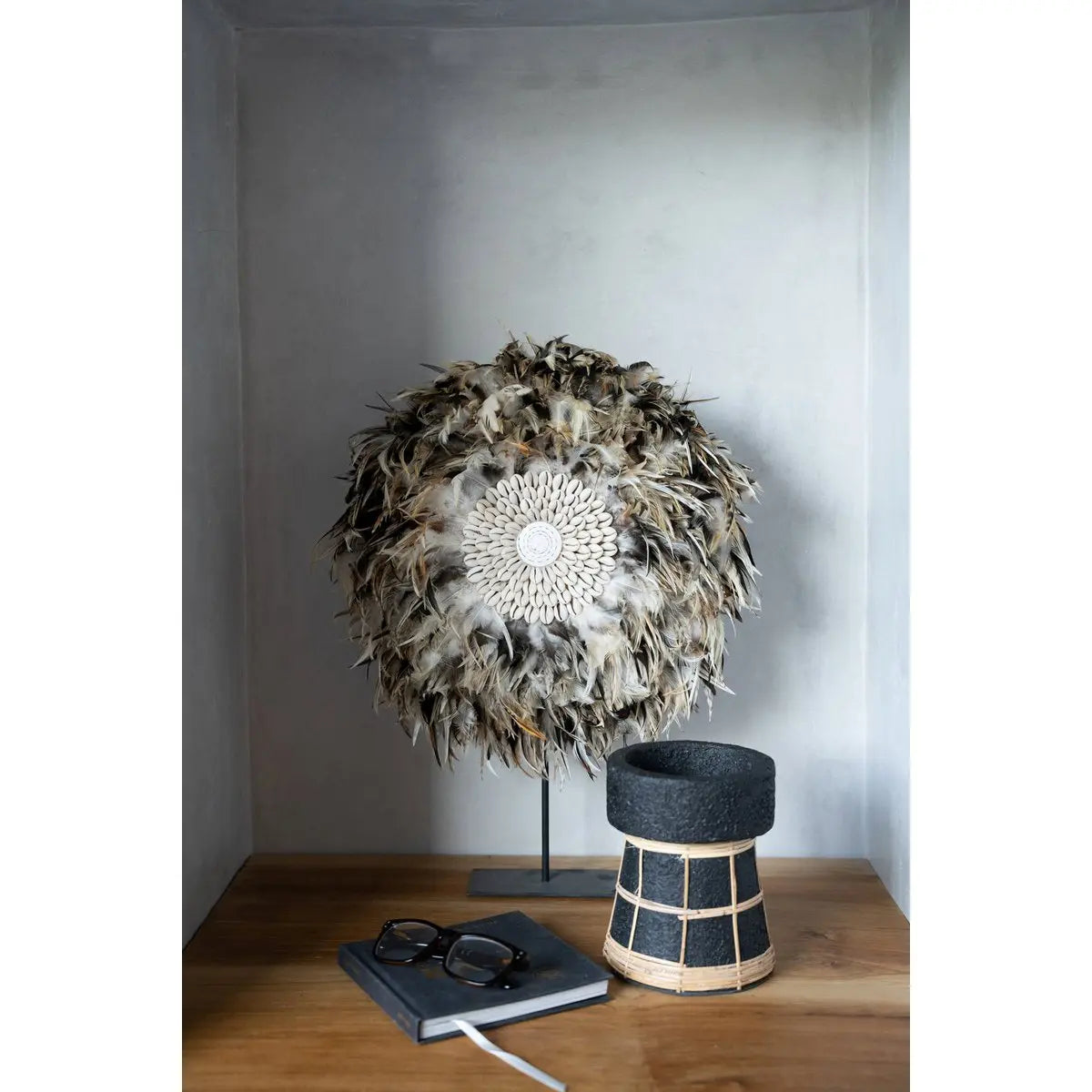 Bougeoir The Serene - Noir Naturel - M Bazar Bizar Living