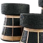 Bougeoir The Serene - Noir Naturel - S Bazar Bizar Living