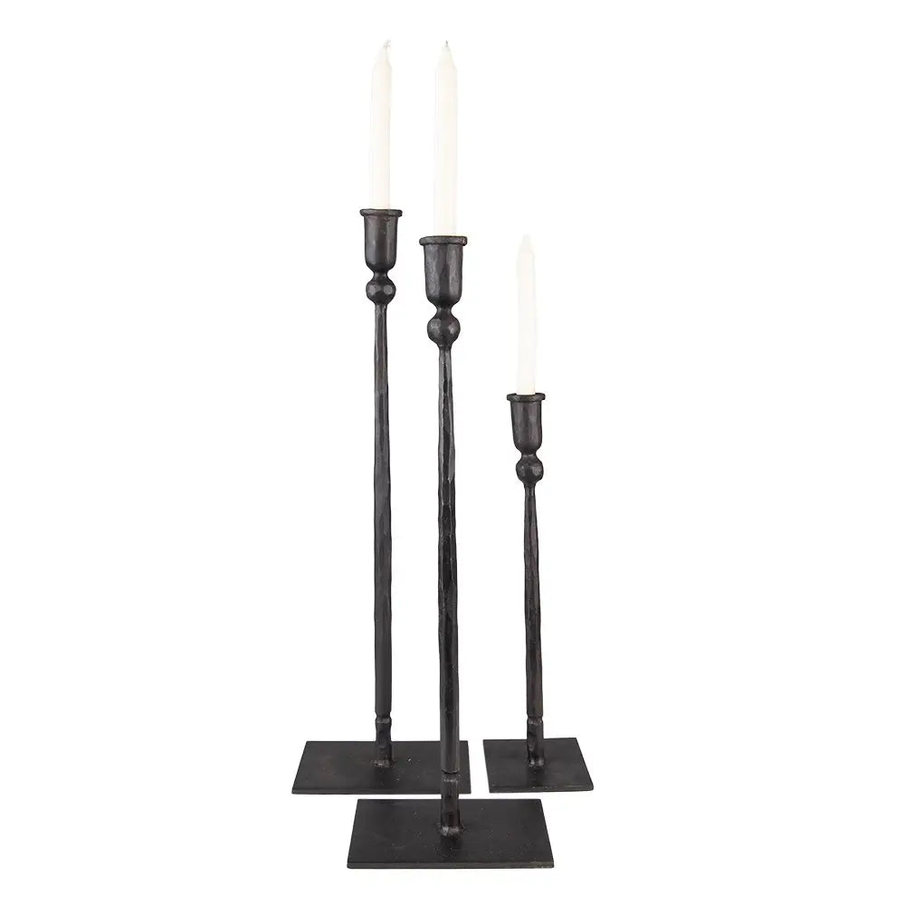 Bougeoir (lot de 3) 16x10x52 / 16x10x49 / 10x9x35 cm Clayre & Eef.