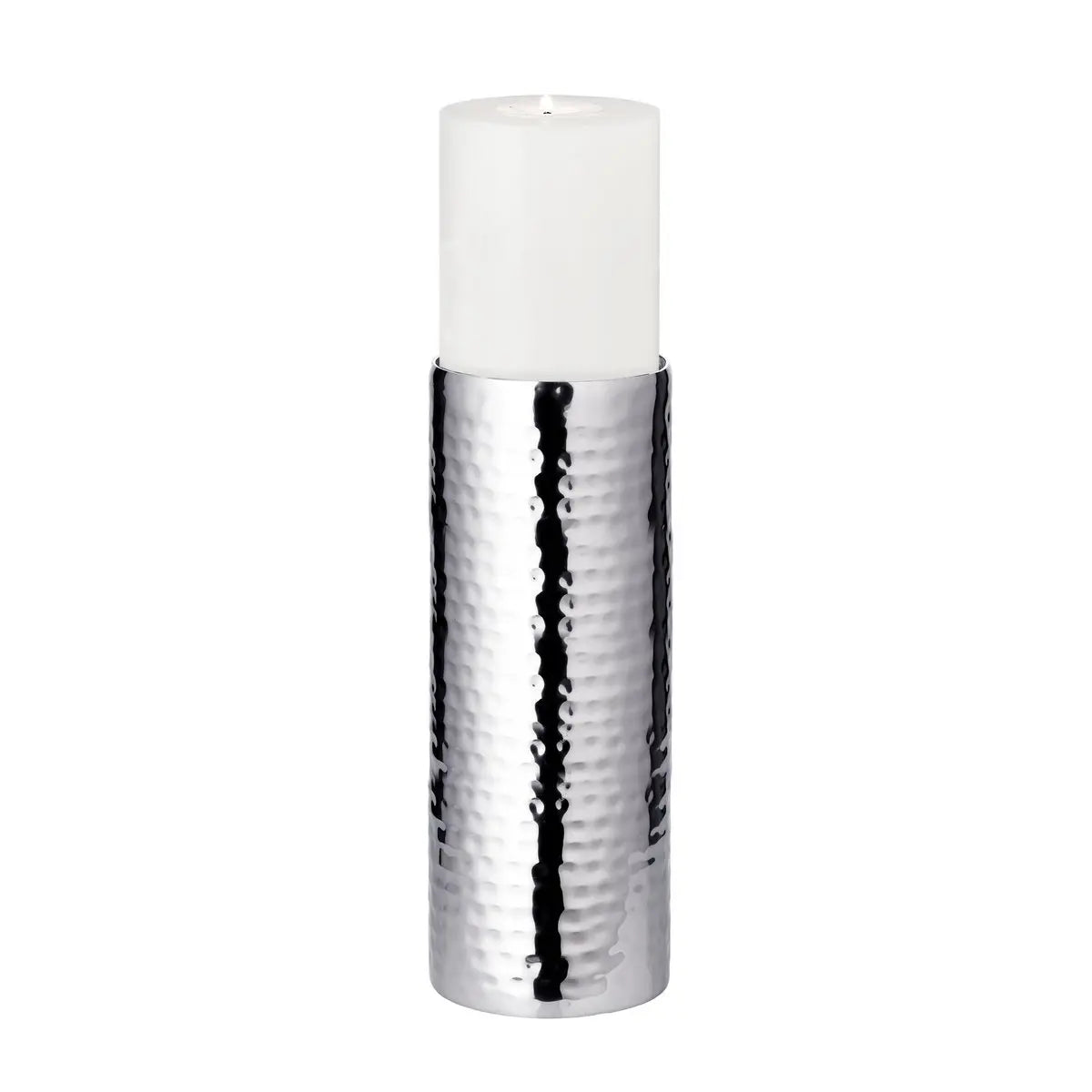 Bougeoir bougeoir Agadir, acier inoxydable poli, diamètre 8,5 cm, hauteur 20 cm EDZARD-SHOP.com