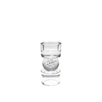 Bougeoir bulle en verre 6x6x12.5cm AULICA
