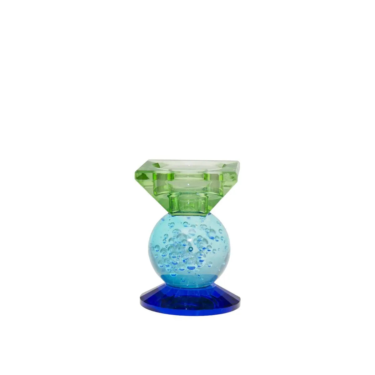 Bougeoir multicolore h8cm AULICA