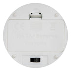 Bougie LED Ø 8x13 cm Cire grise Clayre & Eef.