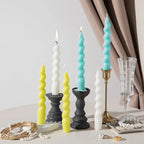 Bougie aromathérapie spirale française – Style Ins en cire soja artisanale Dropshipman