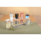 Bougie bleu parfum bois de cèdre 7x11.3cm AULICA