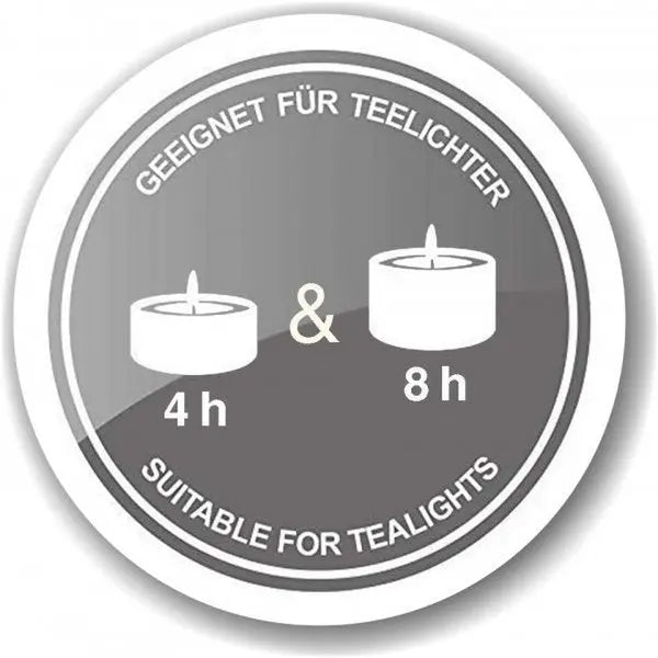 Bougie chauffe-plat EDZARD Domo H 8cm EDZARD-SHOP.com