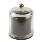 Bougie cloche noir et or parfum tonka AULICA