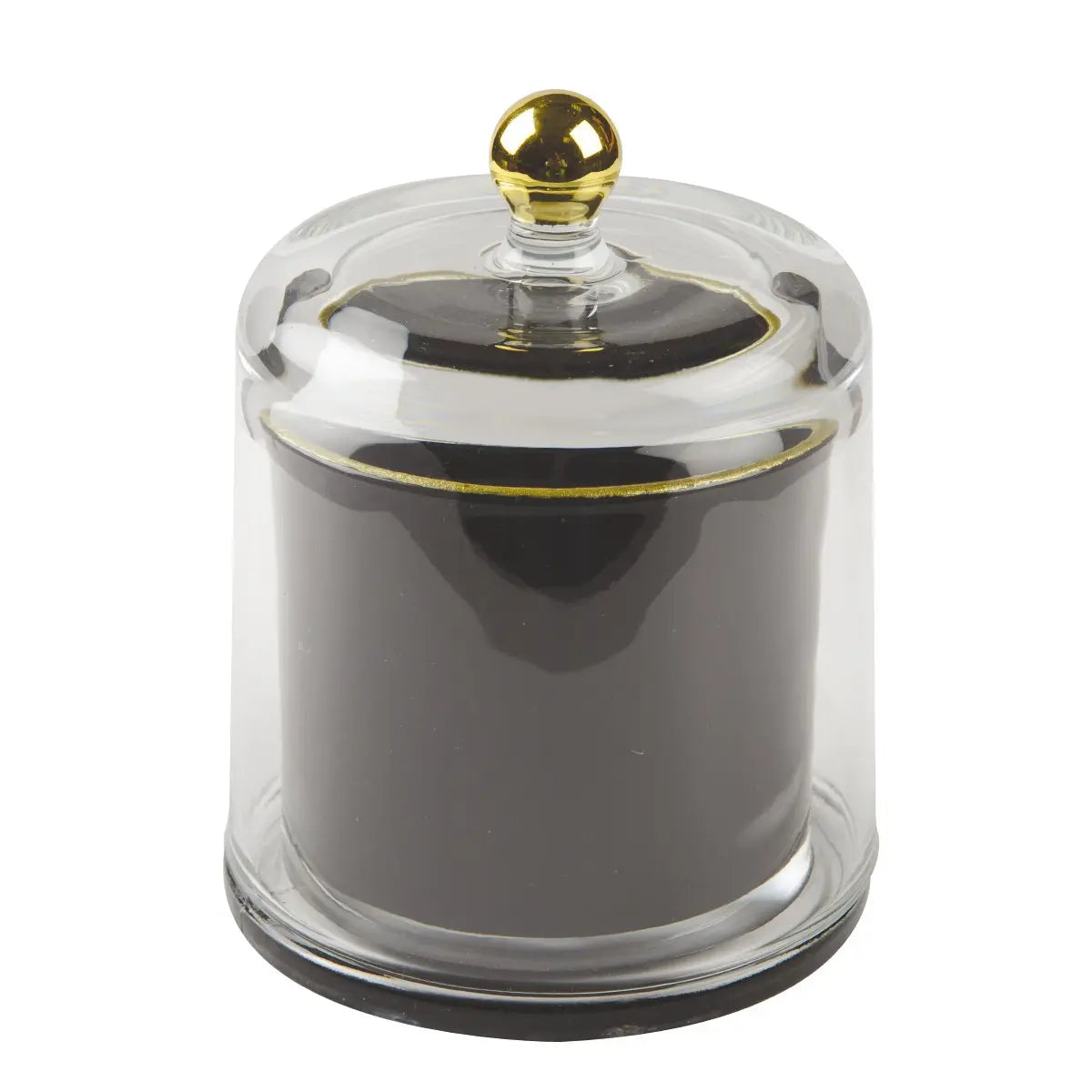 Bougie cloche noir et or parfum tonka AULICA