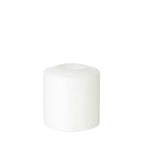 Bougie permanente Cornelius Double Pine (hauteur 9 cm, Ø 8 cm), blanche, résistante à la chaleur jusqu'à 90° EDZARD-SHOP.com