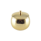 Bougie ronde doré petit modèle AULICA