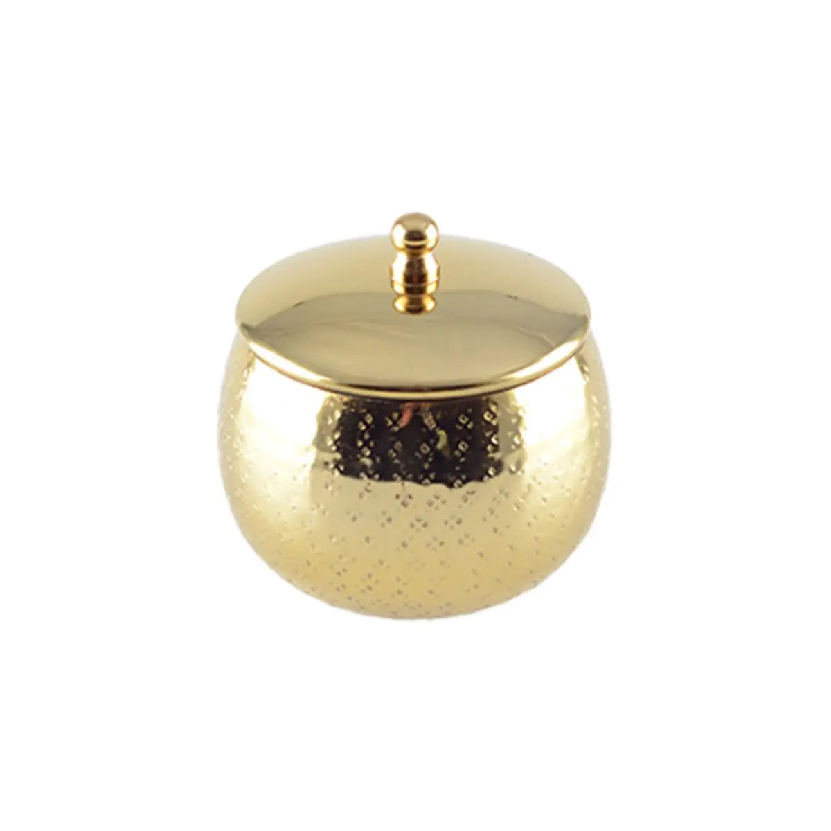 Bougie ronde doré petit modèle AULICA