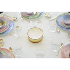 Bougie vanille pot en verre doré AULICA