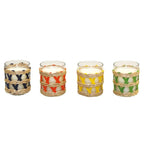 Bougies parfum sauge 4 couleurs - lot de 4 AULICA
