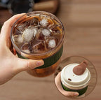 Bouteille Café Glacé Premium – Bac Glaçons Étanche Polyvalente Voyage Bureau Camping Dropshipman