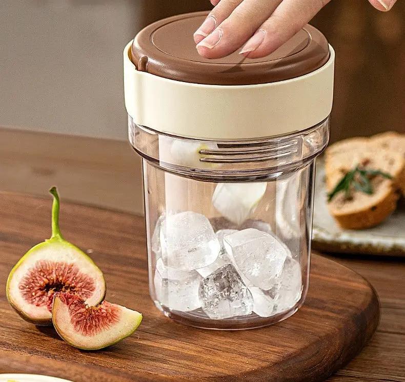 Bouteille Café Glacé Premium – Bac Glaçons Étanche Polyvalente Voyage Bureau Camping Dropshipman