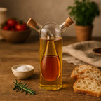 Bouteille huile et vinaigre en verre 340ml et 90ml AULICA