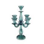 CHANDELIER 5 FEUX TURQUOISE H35CM AULICA