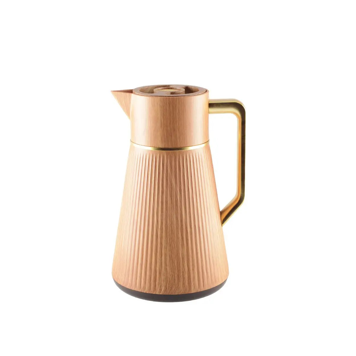 Cafetière bois avec anse dorée 1L AULICA