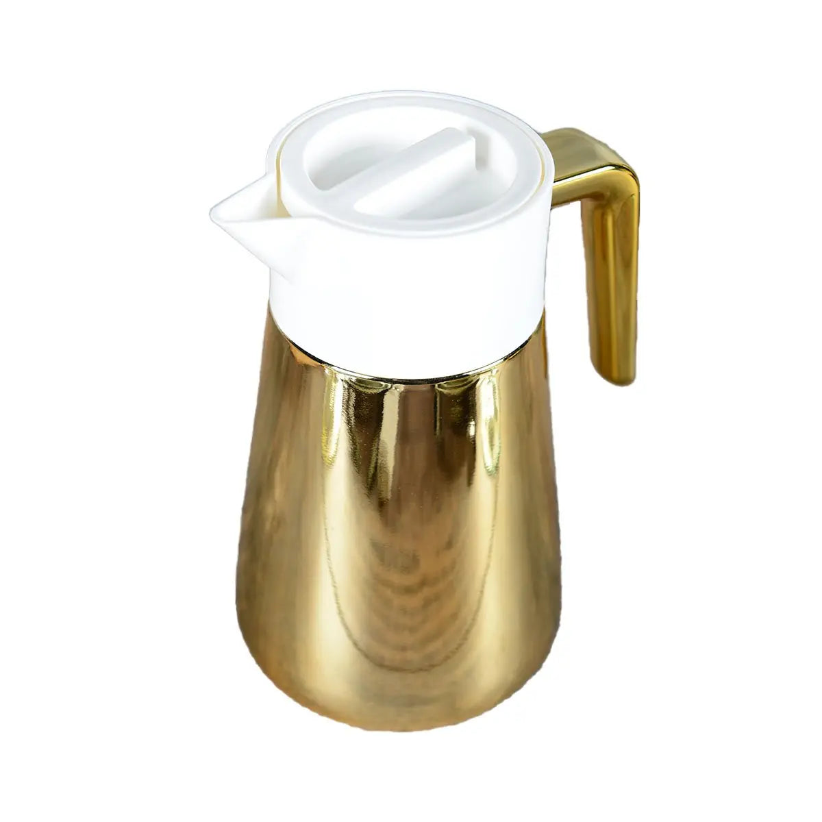 Cafetière isotherme dorée et blanche 1L AULICA