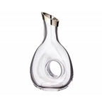 Carafe EDZARD Gordon, verre en cristal soufflé à la bouche avec bord en platine, hauteur 30 cm, capacité 1,2 litre EDZARD-SHOP.com