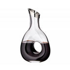 Carafe EDZARD Gordon, verre en cristal soufflé à la bouche avec bord en platine, hauteur 30 cm, capacité 1,2 litre EDZARD-SHOP.com