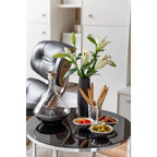 Carafe carafe EDZARD Frederick, verre cristal soufflé à la bouche avec bord en platine, H 27 cm, capacité 2,1 litres EDZARD-SHOP.com