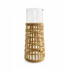 Carafe en rotin 12x12x28cm AULICA