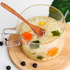 Casserole verre borosilicate électrique – Pot transparent plaque céramique moderne Dropshipman