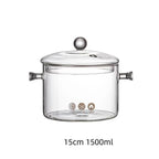 Casserole verre borosilicate transparent plaque induction – Couvercle hermétique cuisine moderne 05
