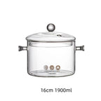Casserole verre borosilicate transparent plaque induction – Couvercle hermétique cuisine moderne 06
