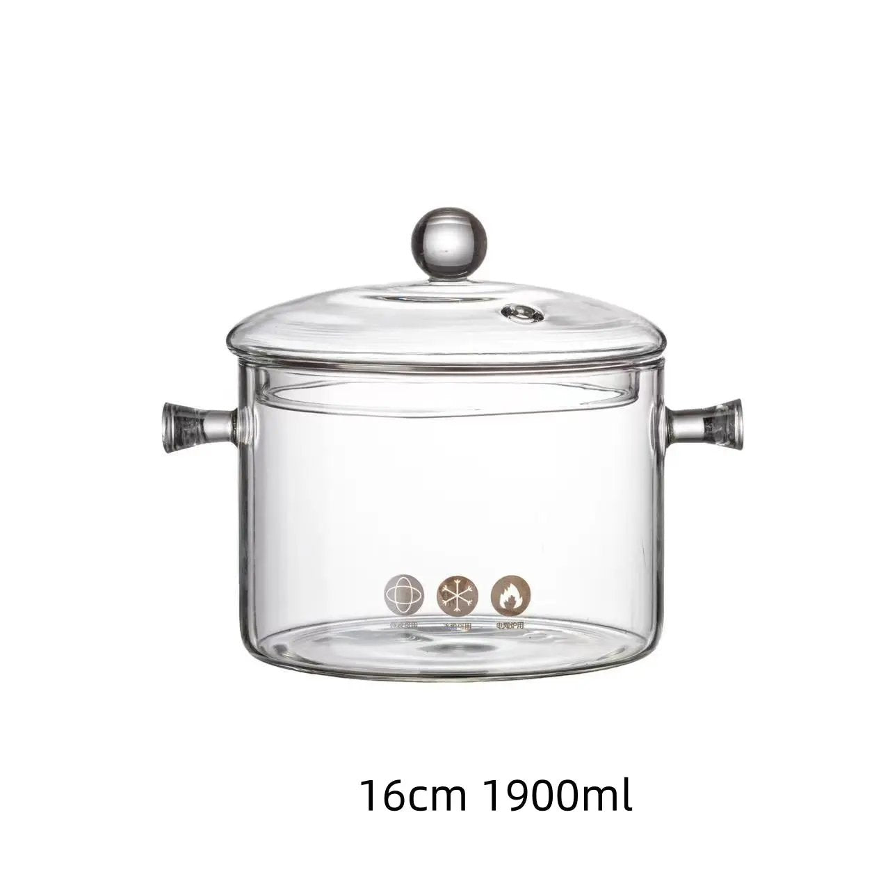 Casserole verre borosilicate transparent plaque induction – Couvercle hermétique cuisine moderne 06
