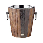 Cave à vin EDZARD Cave à vin Providence, teck, inox nickelé brillant, H 28 cm, poids 4 kg EDZARD-SHOP.com