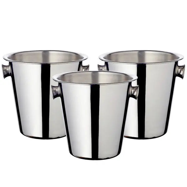 Champagne Kühler Joey, lot de 3, Ø 21 cm, Edelstahl EDZARD-SHOP.com