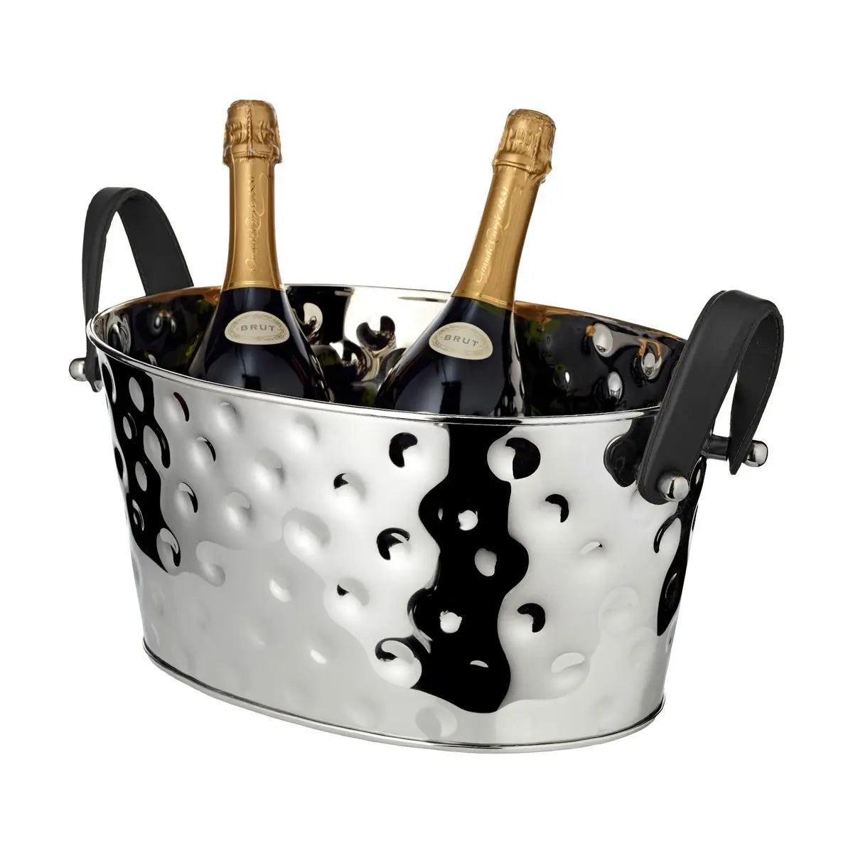 Champagne Shell Gideon martelé 39x29cm, H19 cm EDZARD-SHOP.com