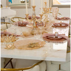 Chandelier 3 feux ambre h35cm AULICA
