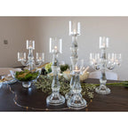 Chandelier transparent grand modèle h41cm AULICA