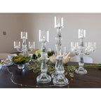 Chandelier transparent petit modèle h21cm AULICA