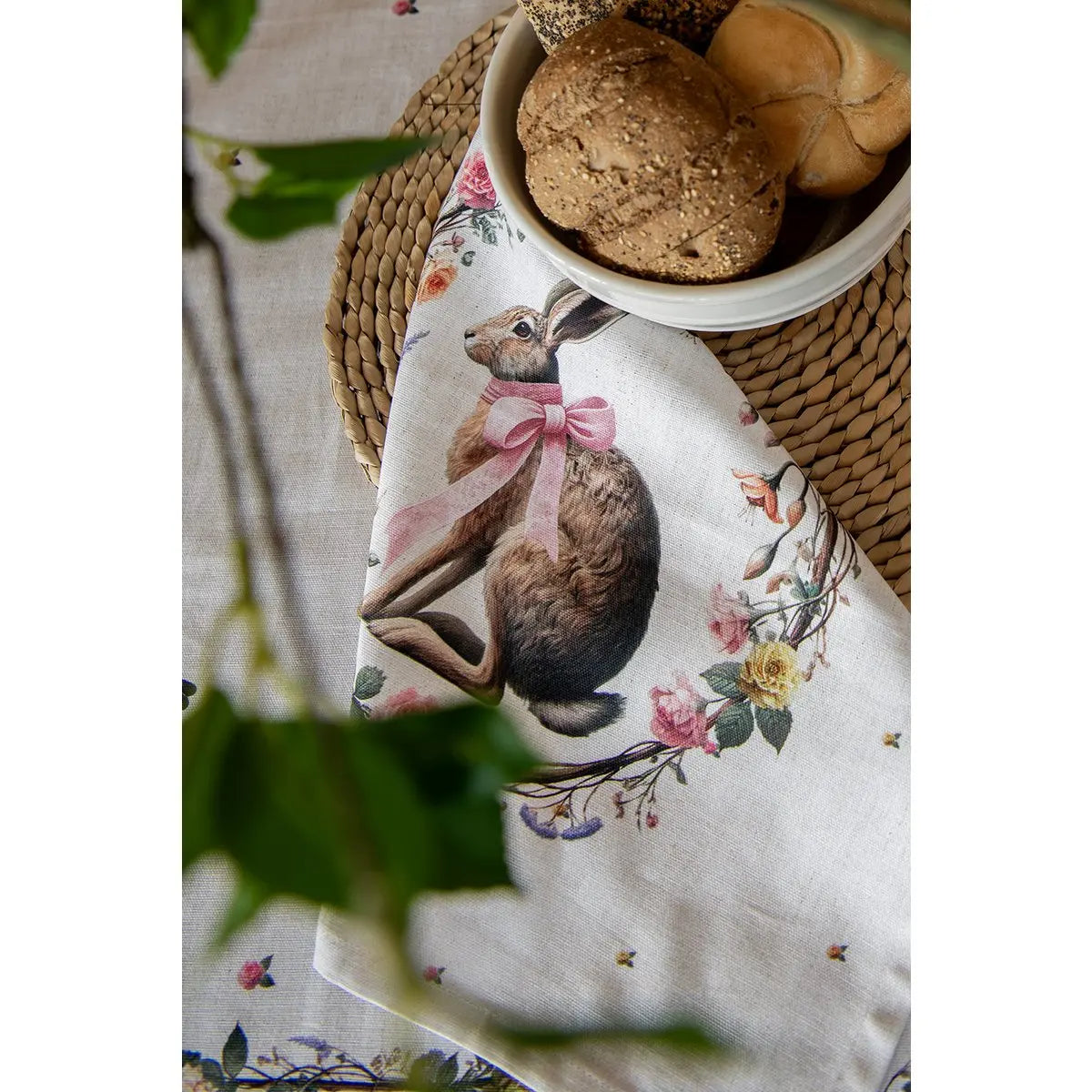 Chemin de table 50x140 cm Beige Coton Clayre & Eef.