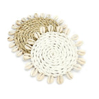 Coaster Seagrass Shell - Naturel Bazar Bizar Living