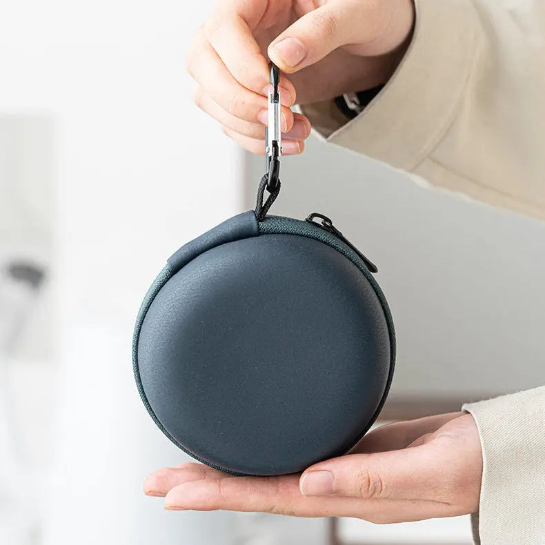 Coffret Thé Voyage Élégant Portable Extérieur Express – Service Céramique Verre 1 Théière 3 Tasses 200ml Dropshipman